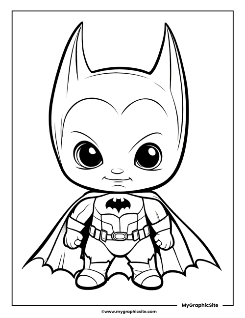 baby batman coloring pages 10