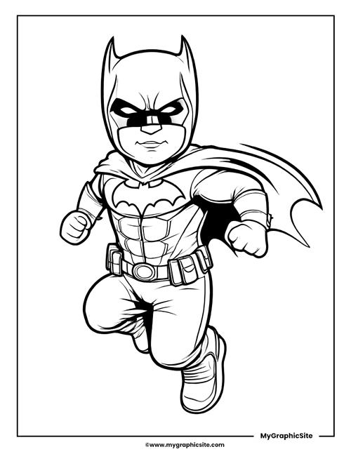 baby batman coloring pages 6