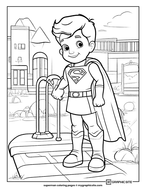 kids superman coloring pages 20 kids superman coloring pages