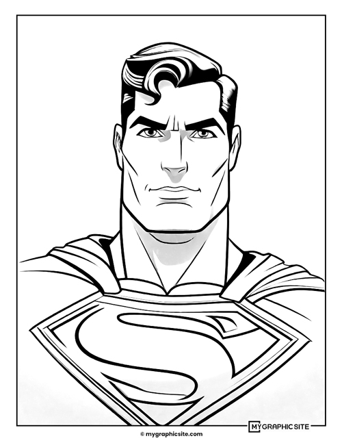 superman free printable superhero coloring pages pdf 11 superman free printable superhero coloring pages pdf